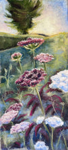 Load image into Gallery viewer, Golden Hour in the Garden, Laceflowers- Original Artwork in Pastel
