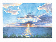Load image into Gallery viewer, RKD Lake Michigan Sunset- Original Artwork
