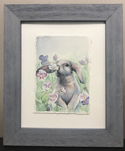 Load image into Gallery viewer, The Bunnies- Original Watercolors, Framed (set of 3)
