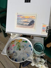 Load image into Gallery viewer, Sunday Sunset- Original Watercolor Artwork

