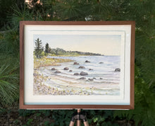 Load image into Gallery viewer, Big Rock Point- Original Watercolor Artwork
