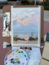 Load image into Gallery viewer, Nights of Quiet Rest- Original Watercolor Artwork

