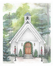 Load image into Gallery viewer, Church in the Woods- Original Artwork
