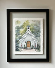 Load image into Gallery viewer, Church in the Woods- Original Artwork
