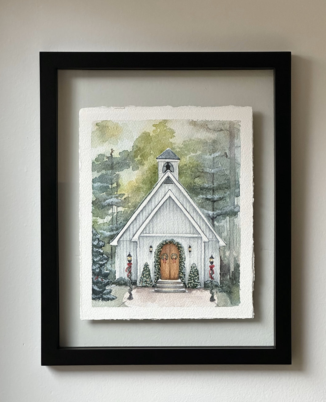 Church in the Woods- Original Artwork