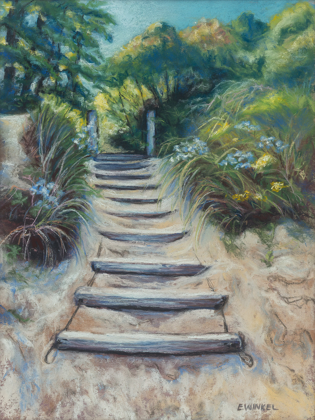 Dune Stairs- Fine Art Print 12x16
