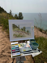 Load image into Gallery viewer, Baldy Hike, South View- Original Watercolor Artwork
