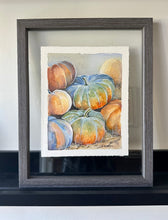 Load image into Gallery viewer, The Pumpkins- Original Watercolor 8x10
