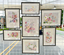 Load image into Gallery viewer, Rose&amp;Radish Floral 7- 6x12in Fine Art Print
