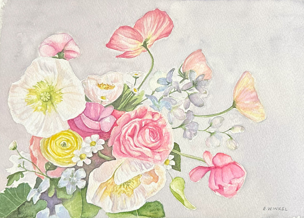 Rose&Radish Floral 5- 10x13in Fine Art Print
