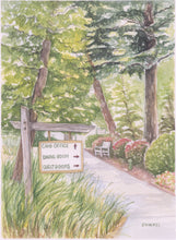 Load image into Gallery viewer, Welcome to Camp- Original Watercolor Artwork

