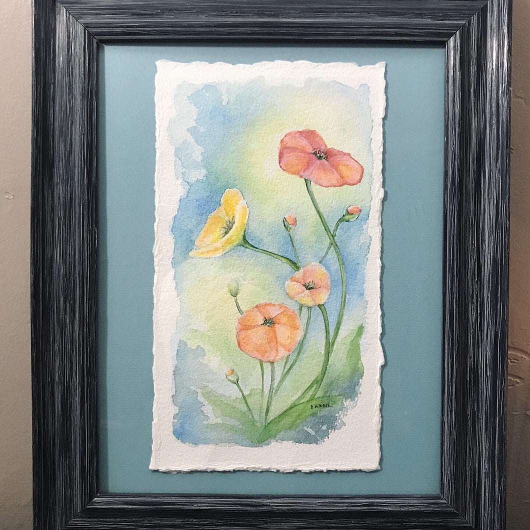 Poppies- Original Watercolor