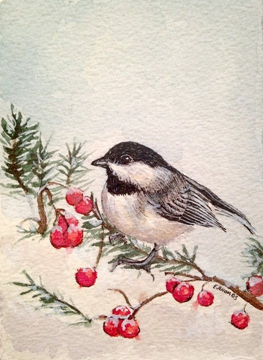 Chickadee- Single Card