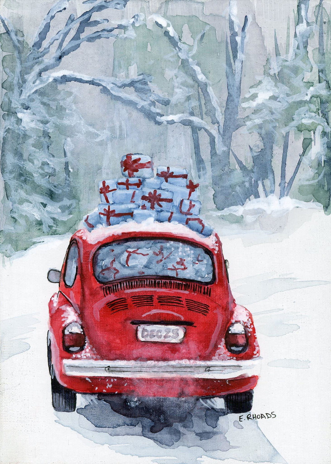 Christmas Bug- Fine Art Print