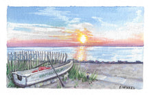 Load image into Gallery viewer, RKD SS Swim Sunset- Original 4x6
